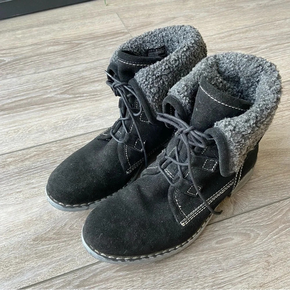 Sketchers Suede Leather Convertible Moto Combat Boots - Picture 3 of 15